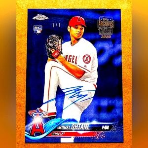 Shohei Ohtani Los Angeles Angels Autograph Baseball Rookie Card Limited Edition